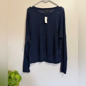 NWT navy Banana Republic long sleeve sweater 🫐